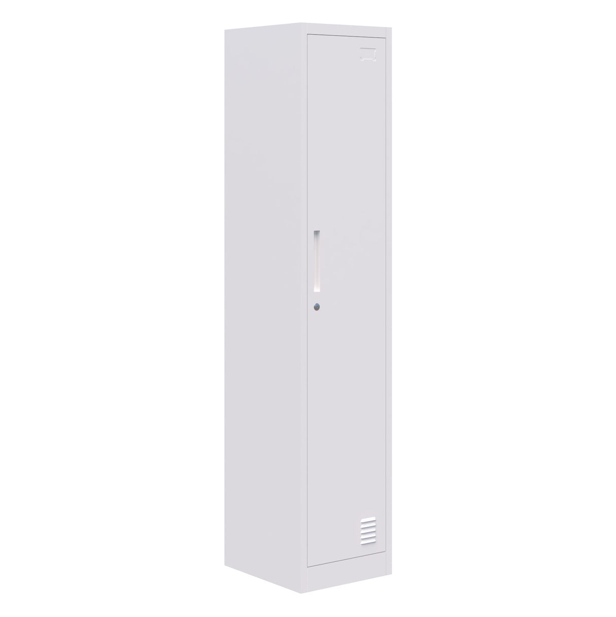 Fortis 1 Door Steel Locker White Key Lock