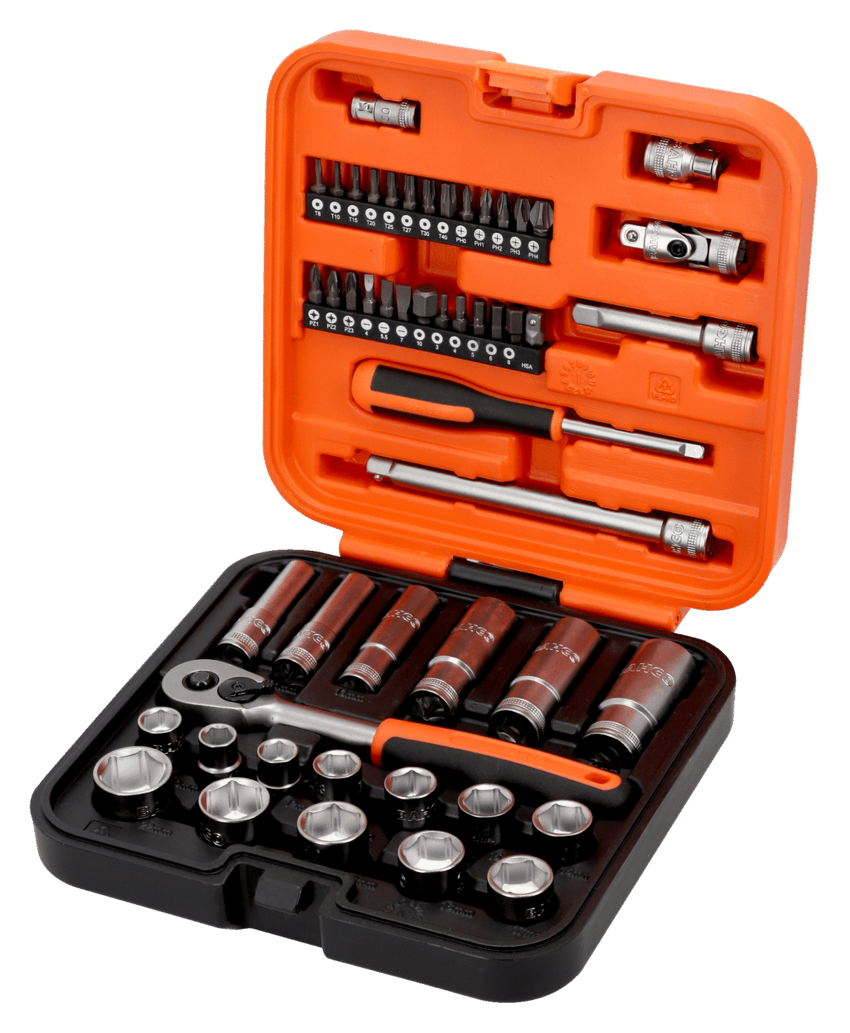 Bahco Standard & Deep Socket 3/8" 51 piece (Set)
