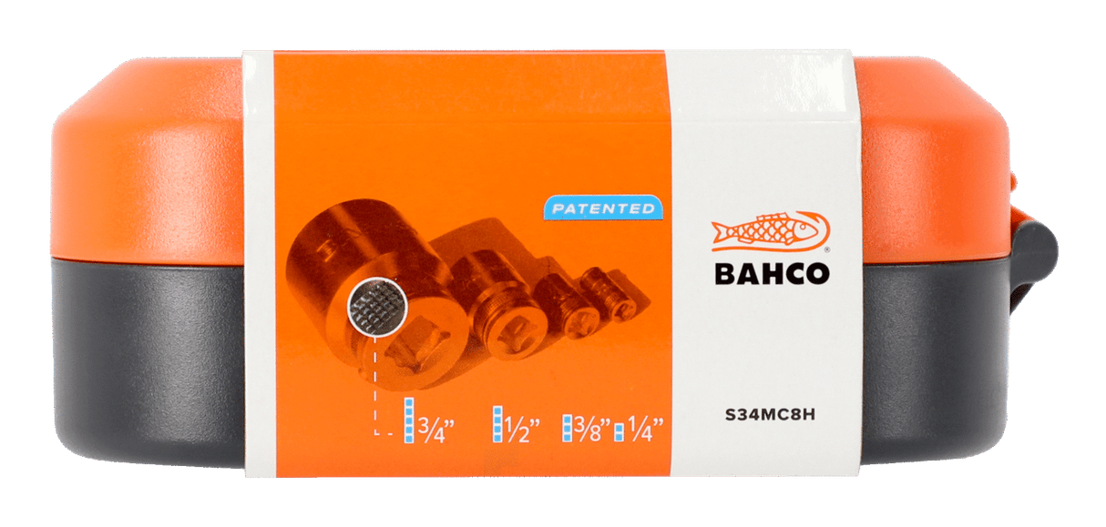 Bahco Socket with Ratchet Bit 1/4" 34 piece (Set)