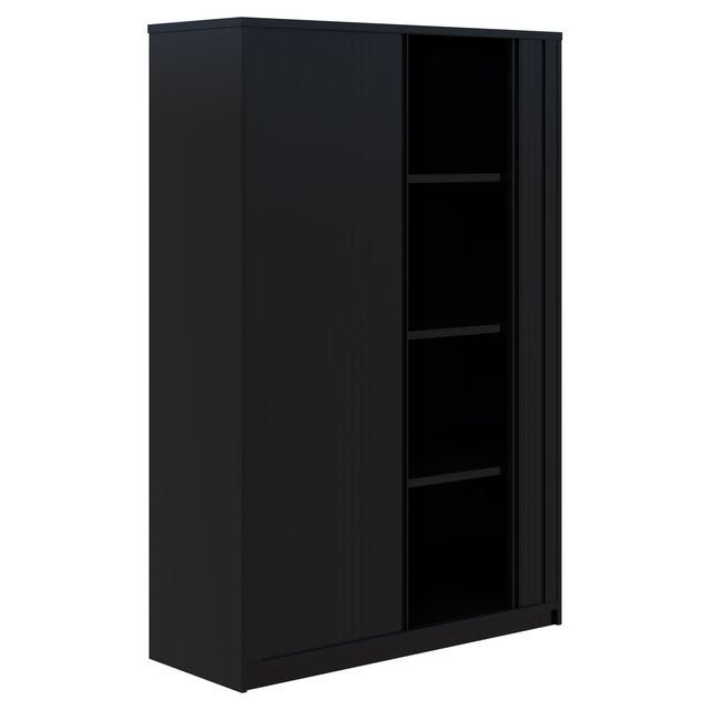 Rapid Lockable Tambour Black 1800 x 1200