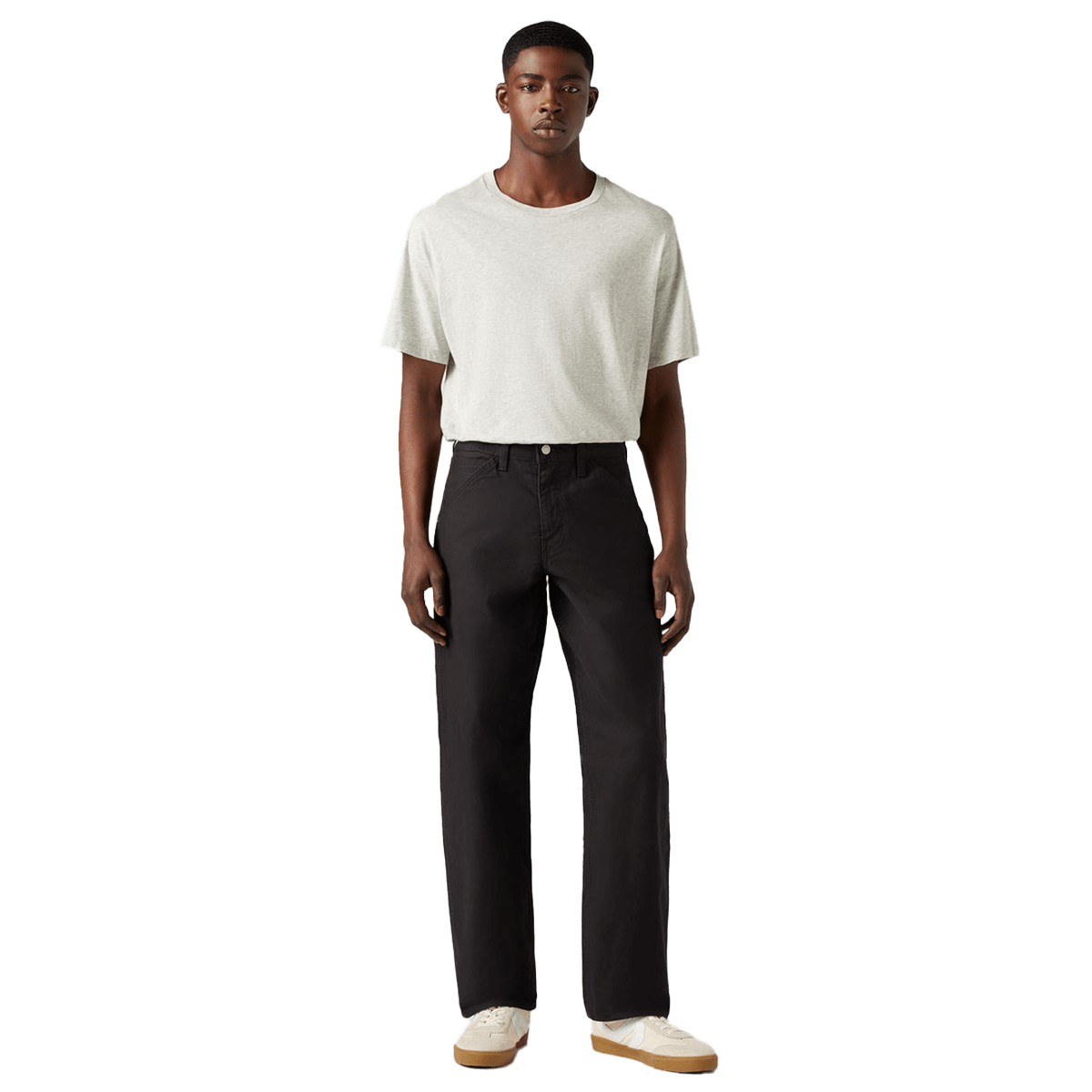 Levis, 565 Loose Straight Canvas Pant - Black Canvas - 34