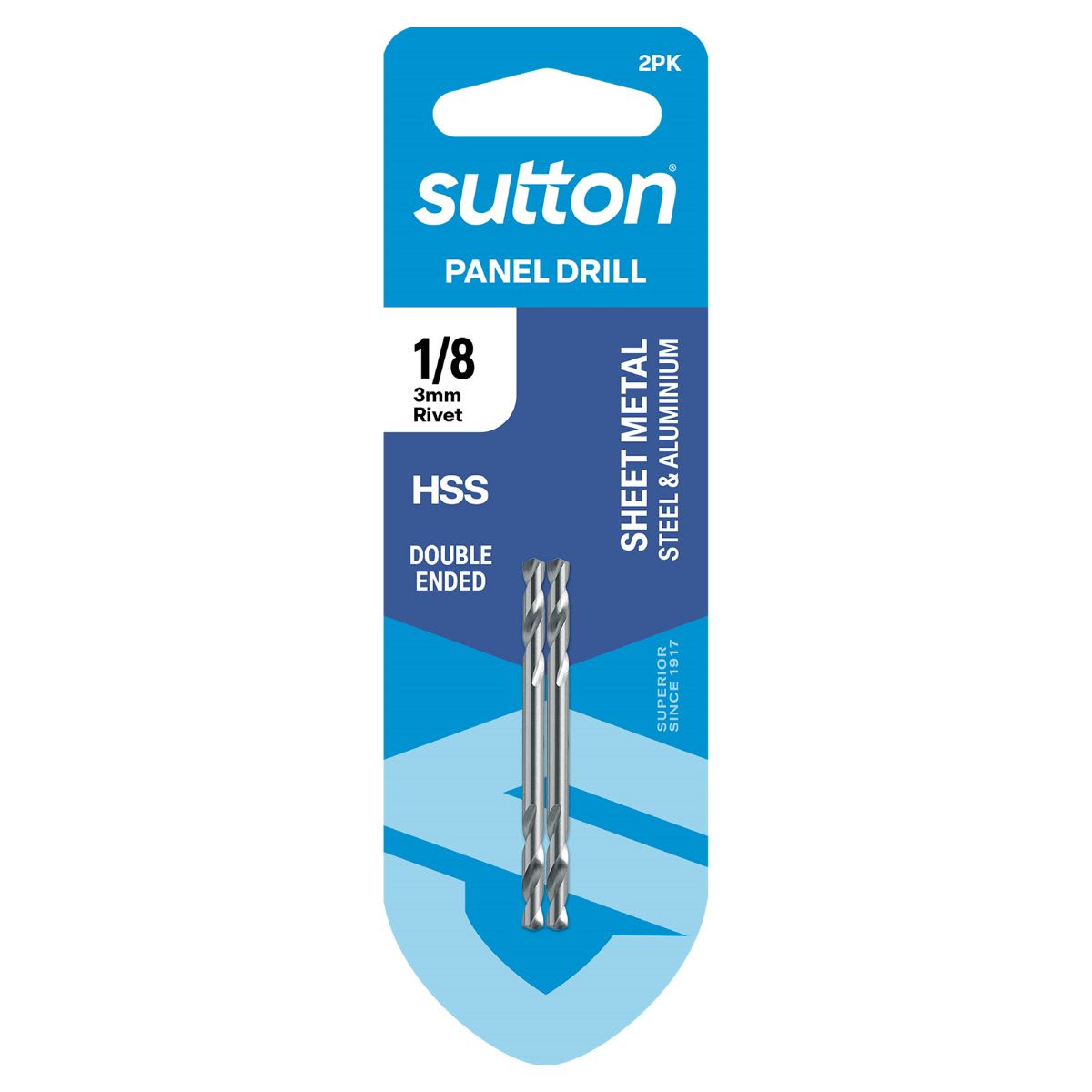 Sutton Double Ended Panel Drill 1/8" (3.18mm) (Each)