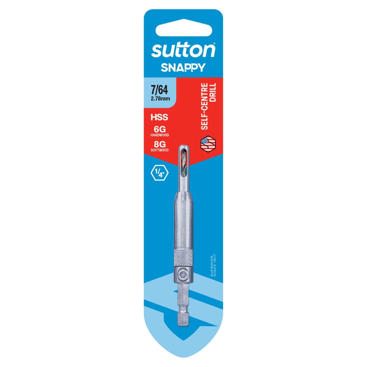 Sutton Snappy Self Centre Drill 7/64in (Each)