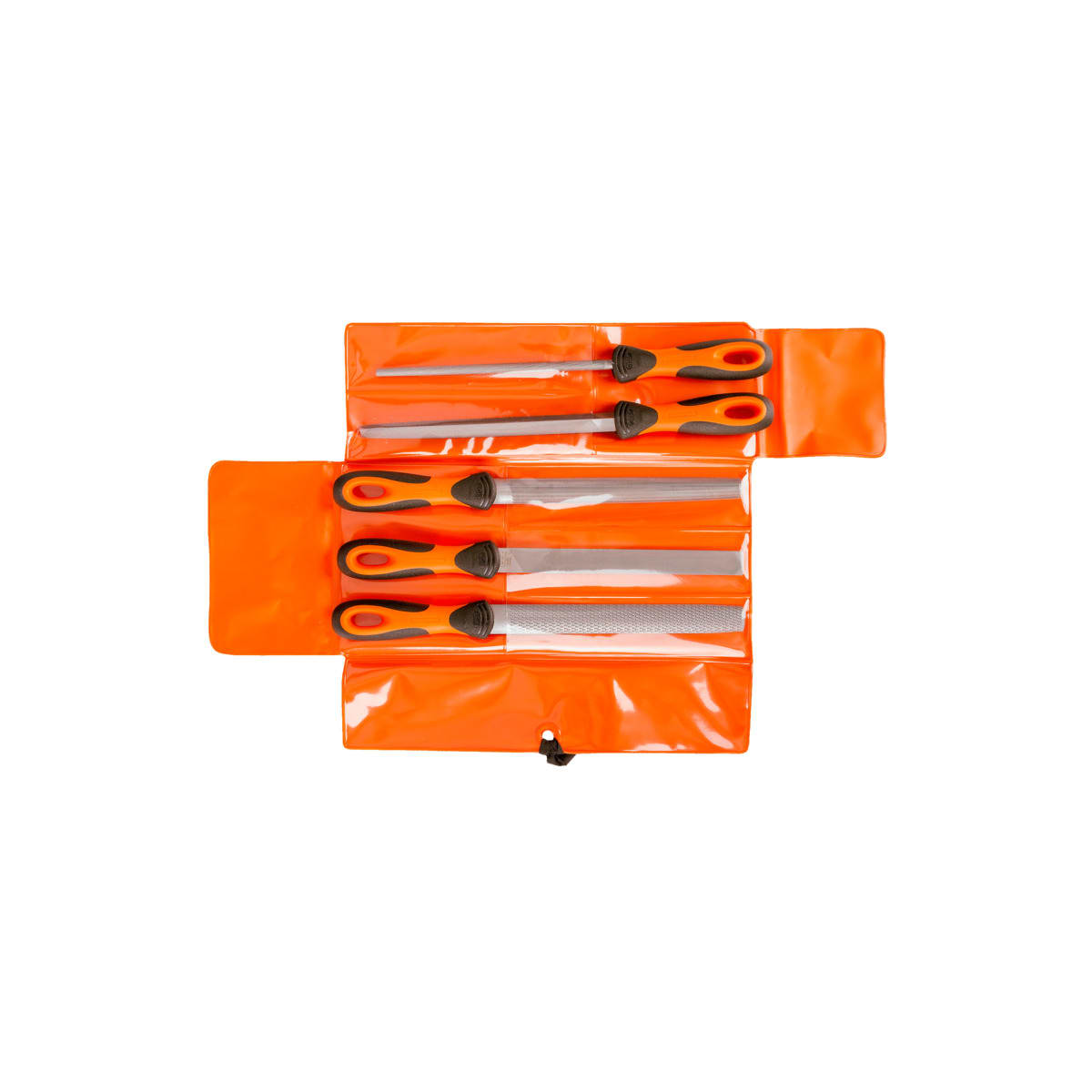 Bahco Ergo File Set with HalfRound Rasp Second Cut 200mm Pack of 5 (Set)