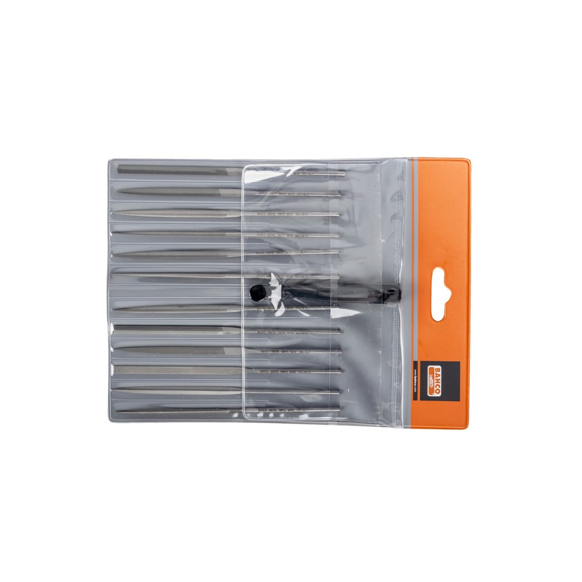 Bahco Needle File Set Smooth Cut Unhandled 140mm Pack of 12 (Set)