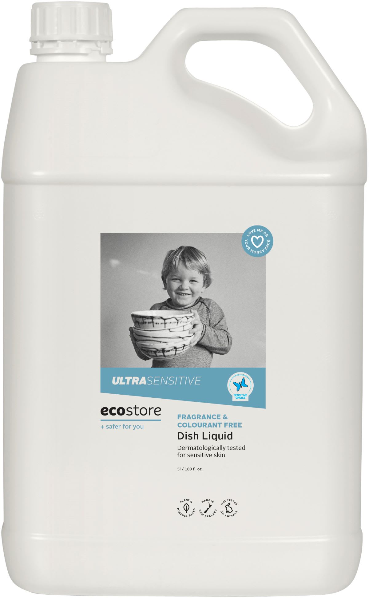 Ecostore Ultra Sensitive Dishwash Liquid 5L (Each)