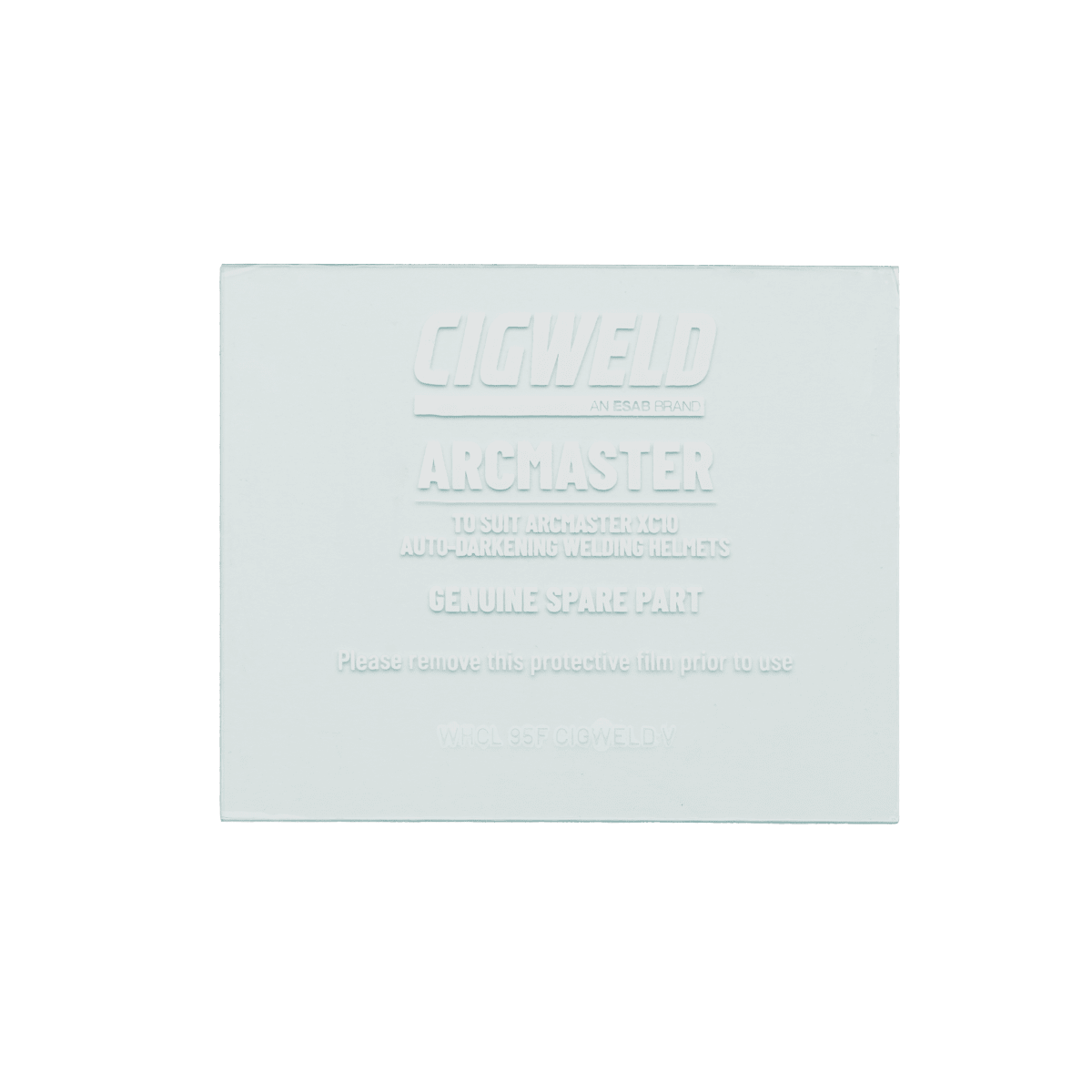 Arcmaster XC10 Front Cover Lens Pack of 5 (Pack) - Cigweld