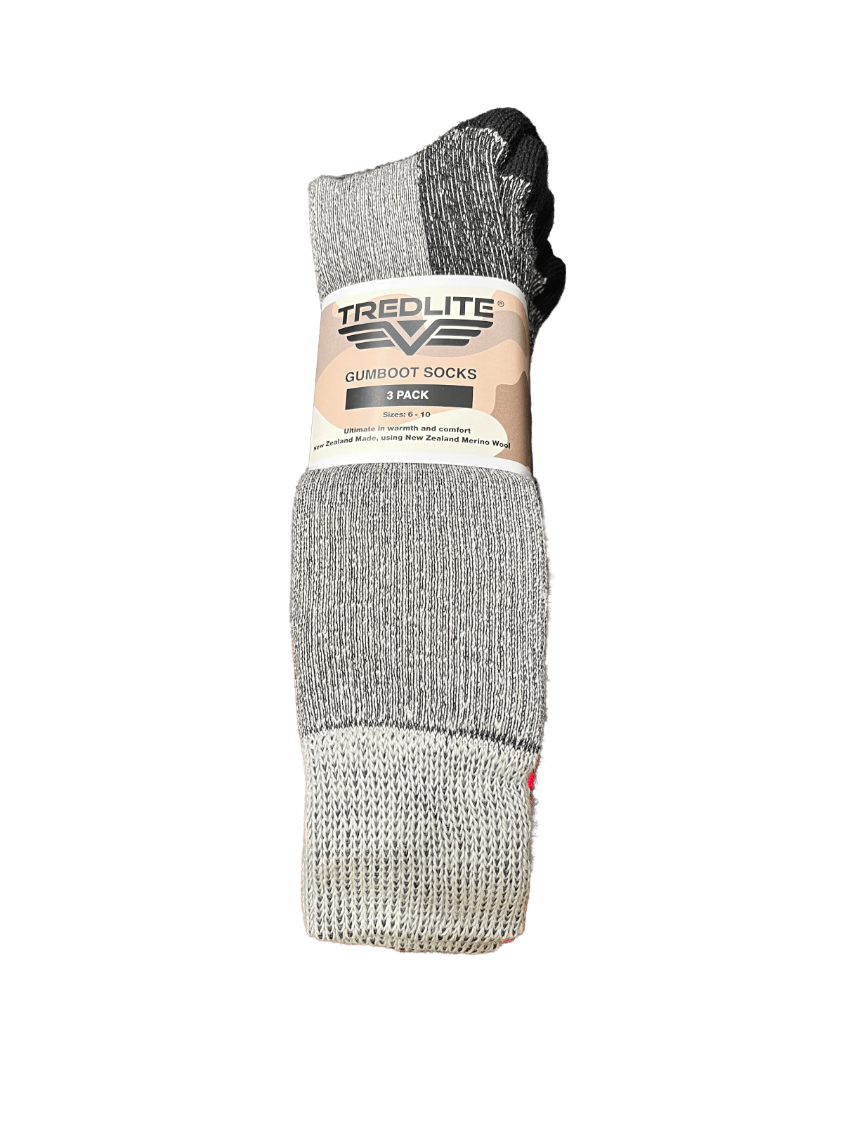 Tredlite Gumboot Socks (Pack of 3) - Standard - 6/1