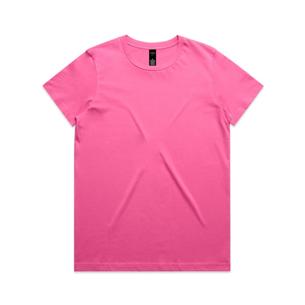 AS Colour, Women's Maple Tee 4001 - Charity Pink - L