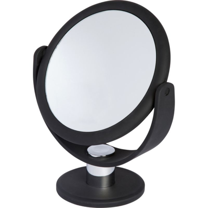 Soft Touch Vanity Mirror Black
