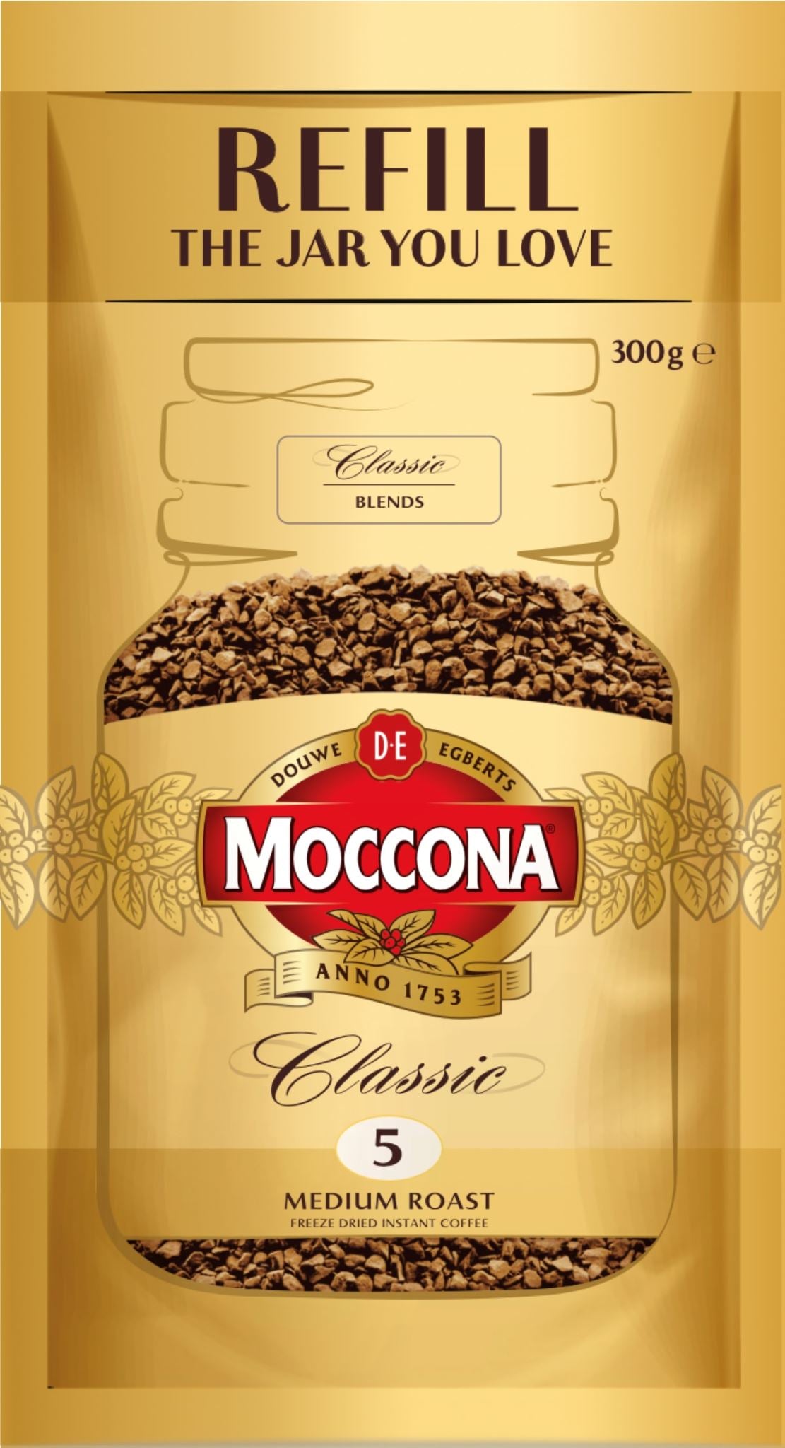 Moccona Classic Freeze Dried Instant Coffee 300g (Each)