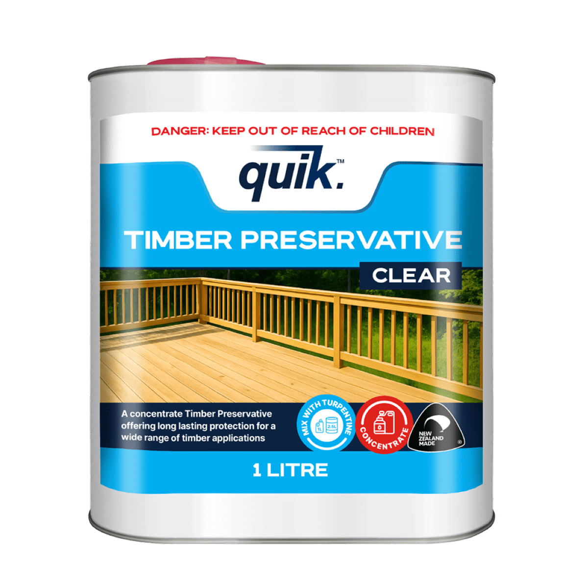 Quik Timber Preservative Concentrate Clear 1L