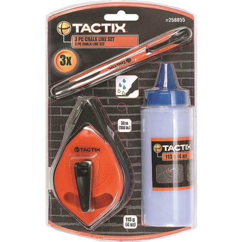 Tactix Chalk Line 3 Piece (Set)