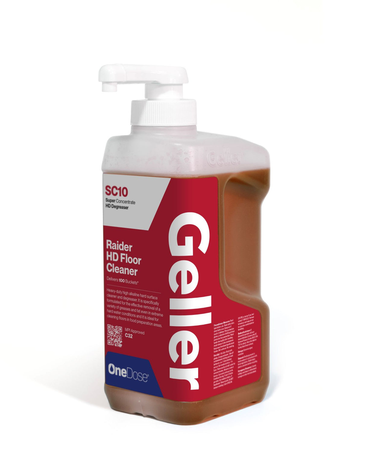 Geller OneDose SC10 Raider HD Floor Cleaner 1L