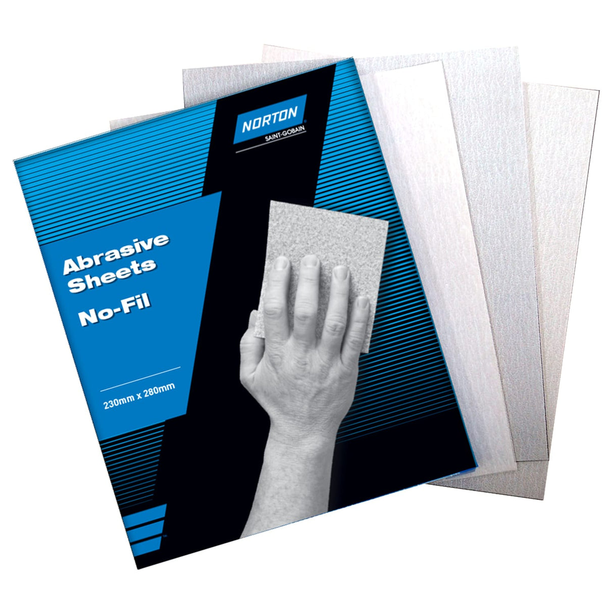 Norton No-Fil Paper Sheet P100 Grit 230x280mm (Each)