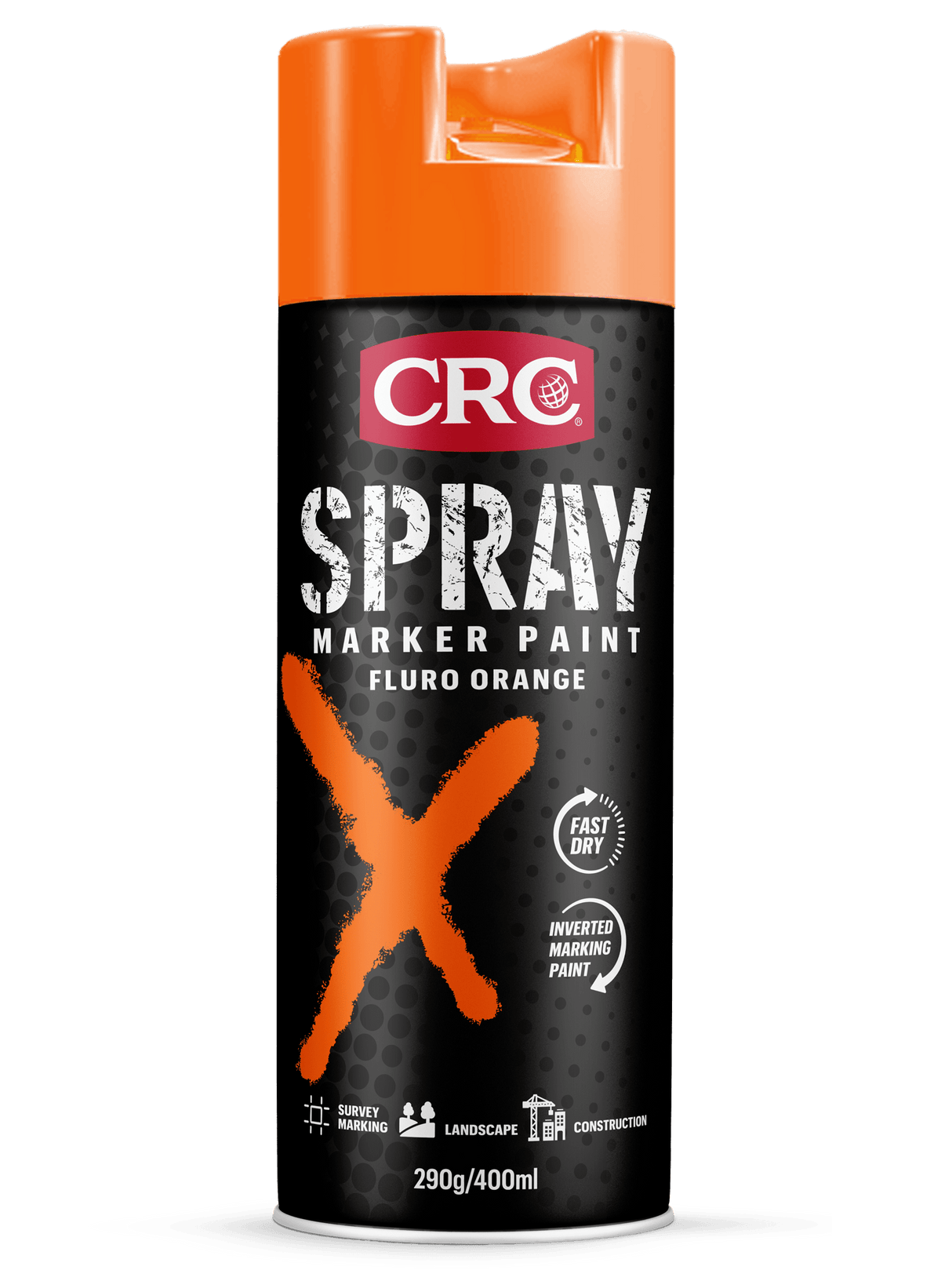CRC Fluro Orange Spray Marker Paint 400ml
