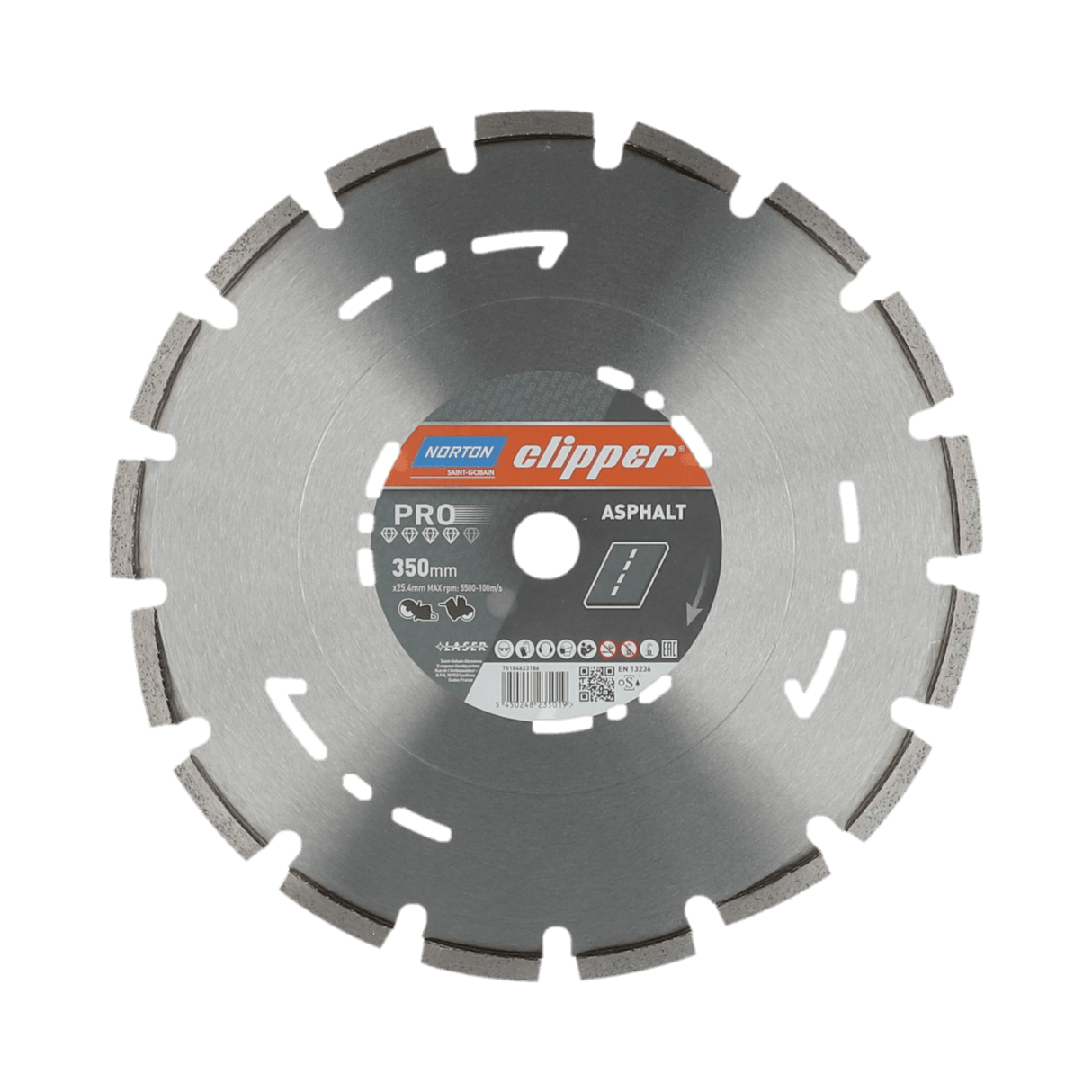 Norton Clipper Diamond Blade 1EA 350x3.2x25.4mm (Each)