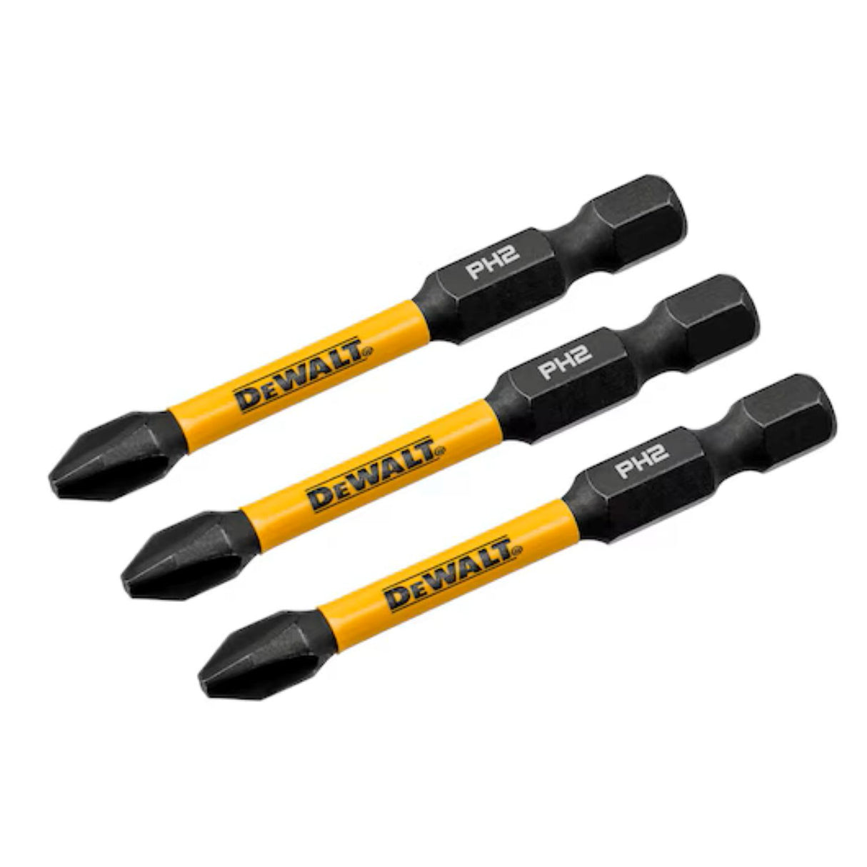 DeWalt Elite Series PH2 Bit 57mm Pack of 3 (Pack)