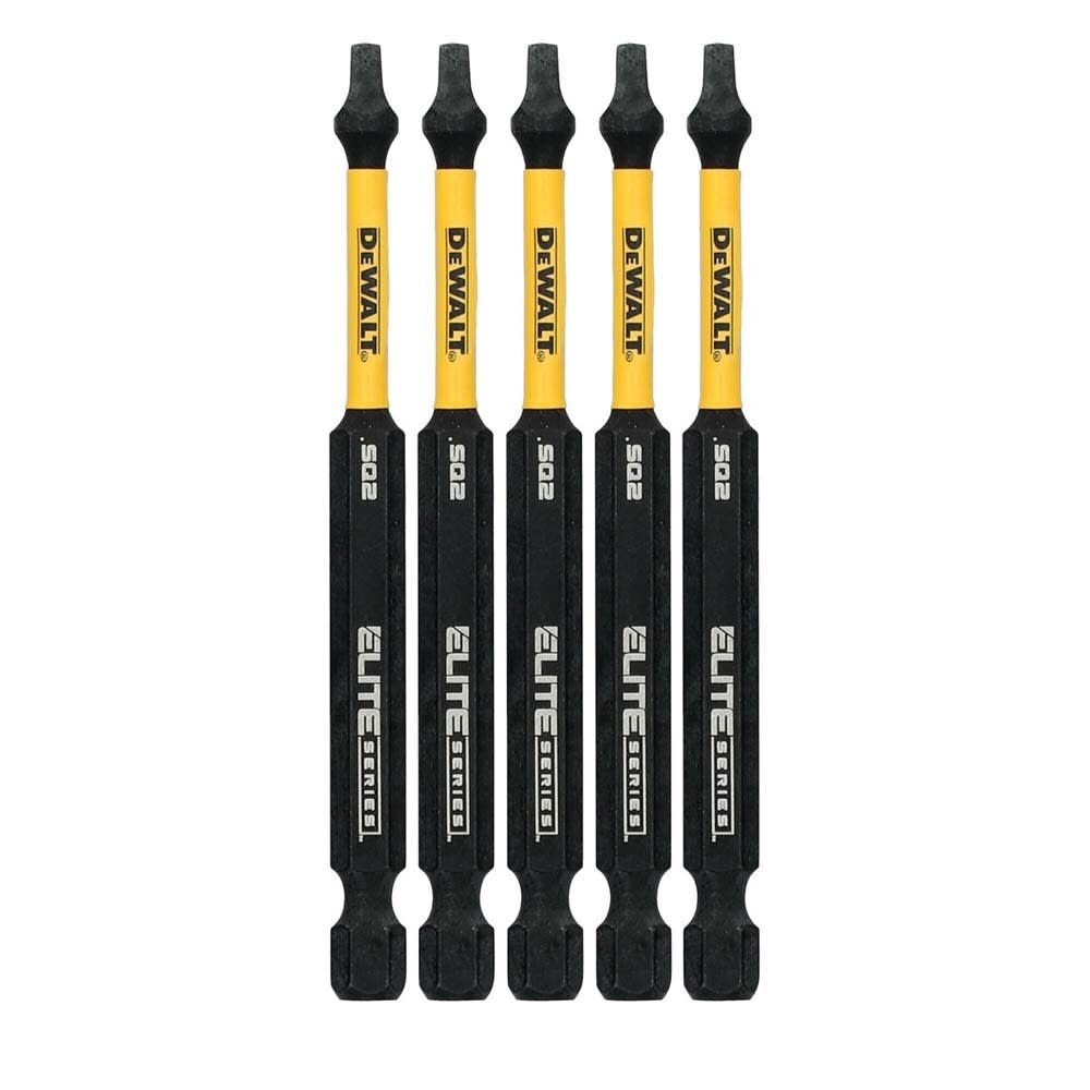 DeWalt Elite Series SQ2 Bit 89mm Pack of 5 (Pack)
