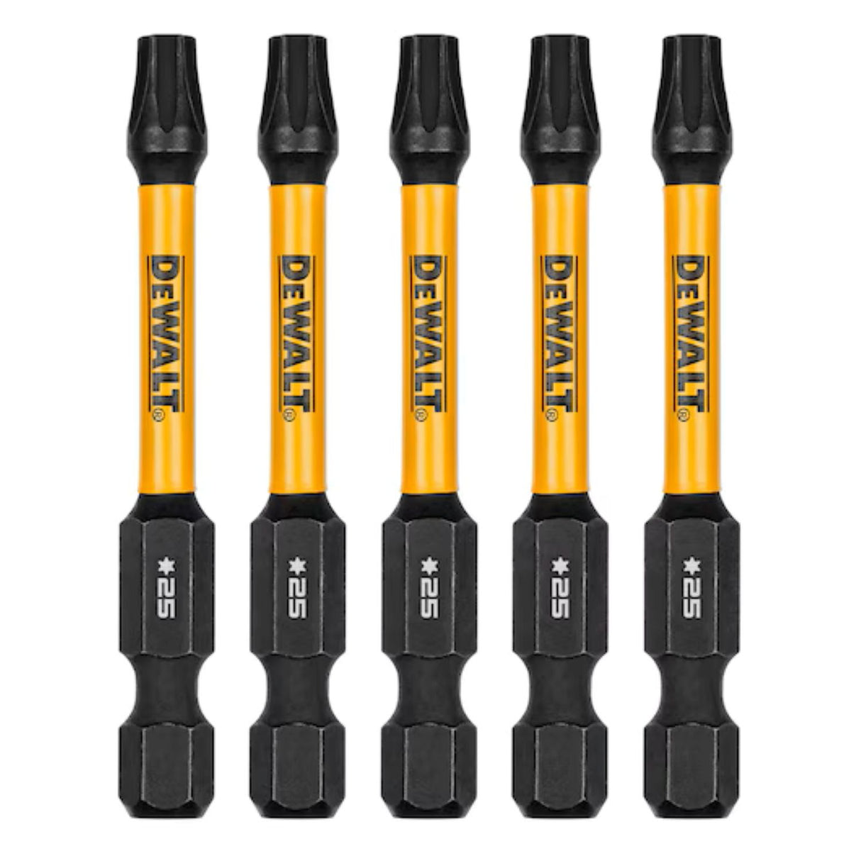 Dewalt Elite Series T25 Bit 57mm Pack of 5 (Pack)