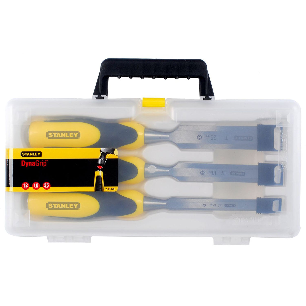 Stanley FatMax Dynagrip Wood Chisel 12, 18, 25mm Pack of 3 (Set)