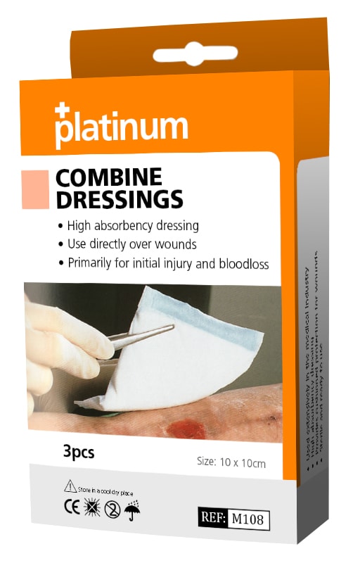 Platinum Combine Dressings 20x20cm Pack of 2