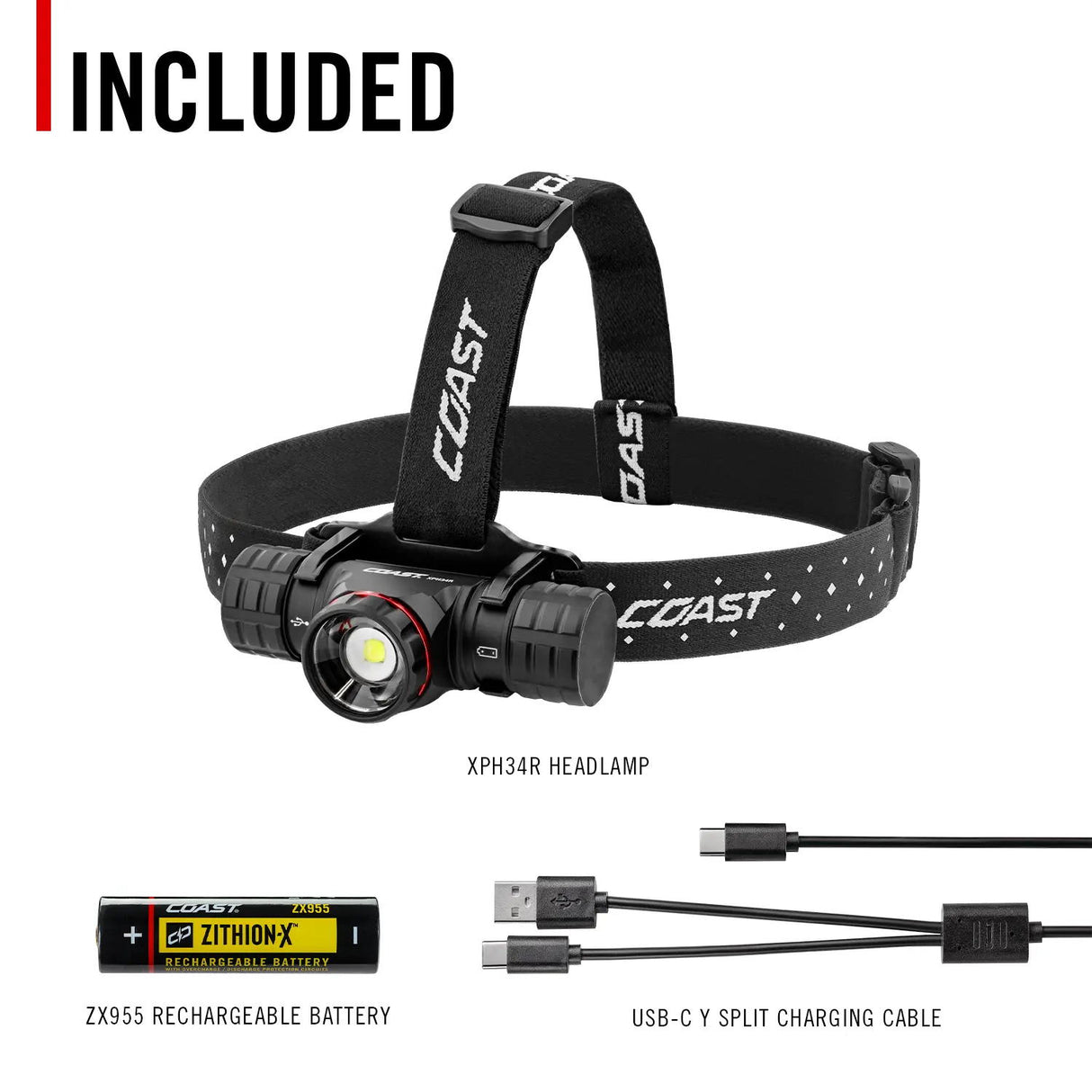 Coast Dual Power Headlamp XPH34R