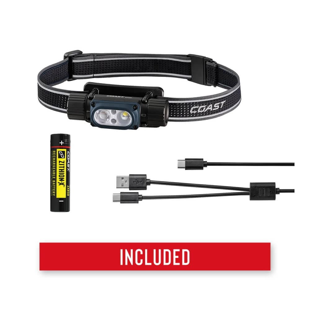 Coast Waterproof Headlamp WHP30R