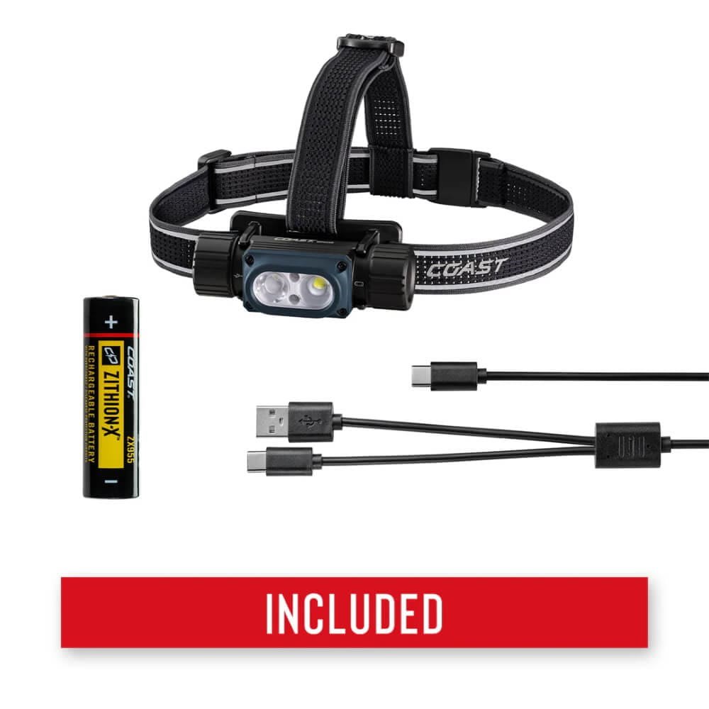 Coast Waterproof LED Headlamp WPH34R