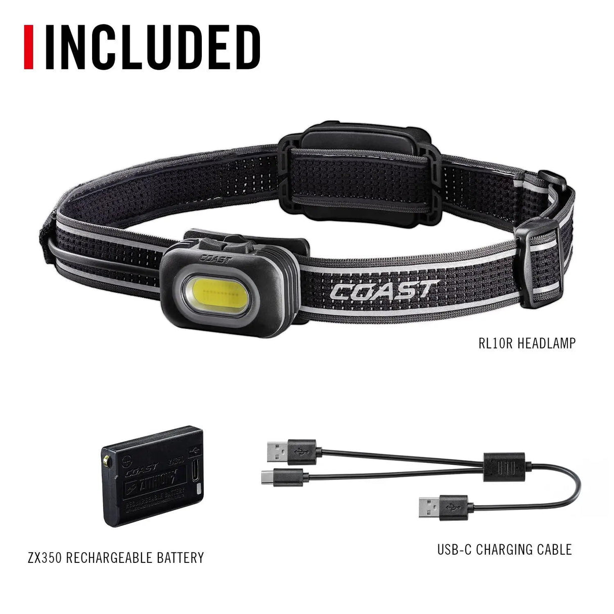 Coast Dual LED Headlamp RL10R