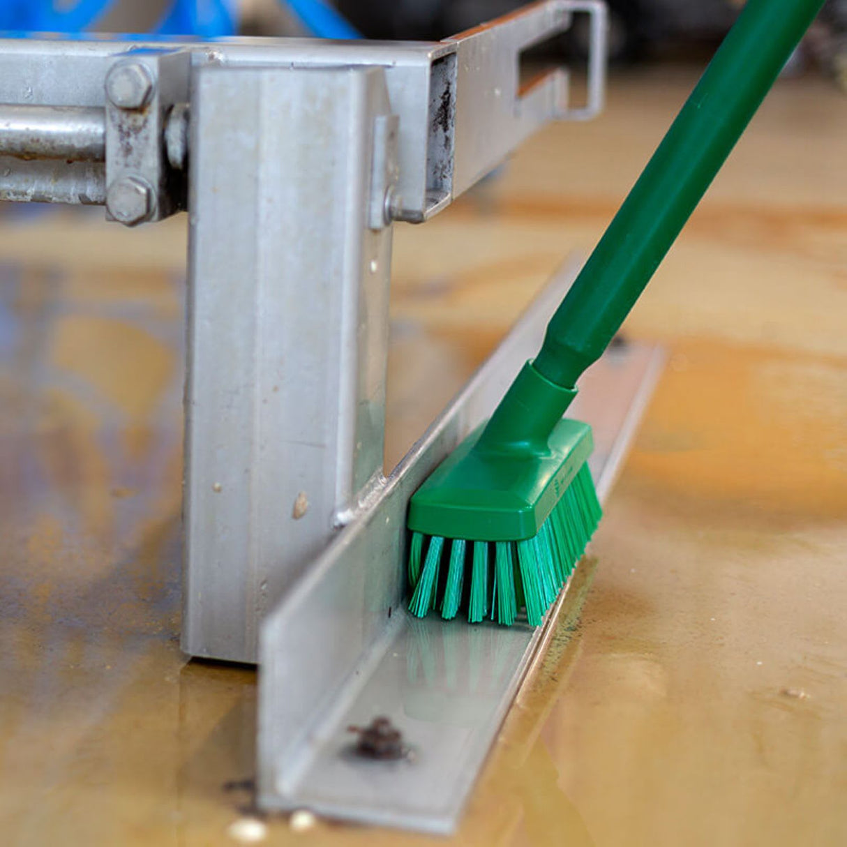 Wall/Deck Scrub Hard Bristle Green 225mm - Vikan