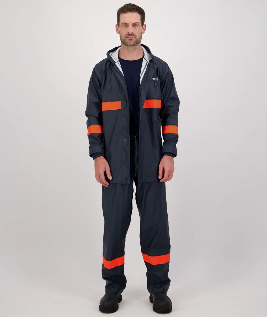 Line 7 Waterproof Jacket & Overtrouser SL7W22414M (Set) - Navy