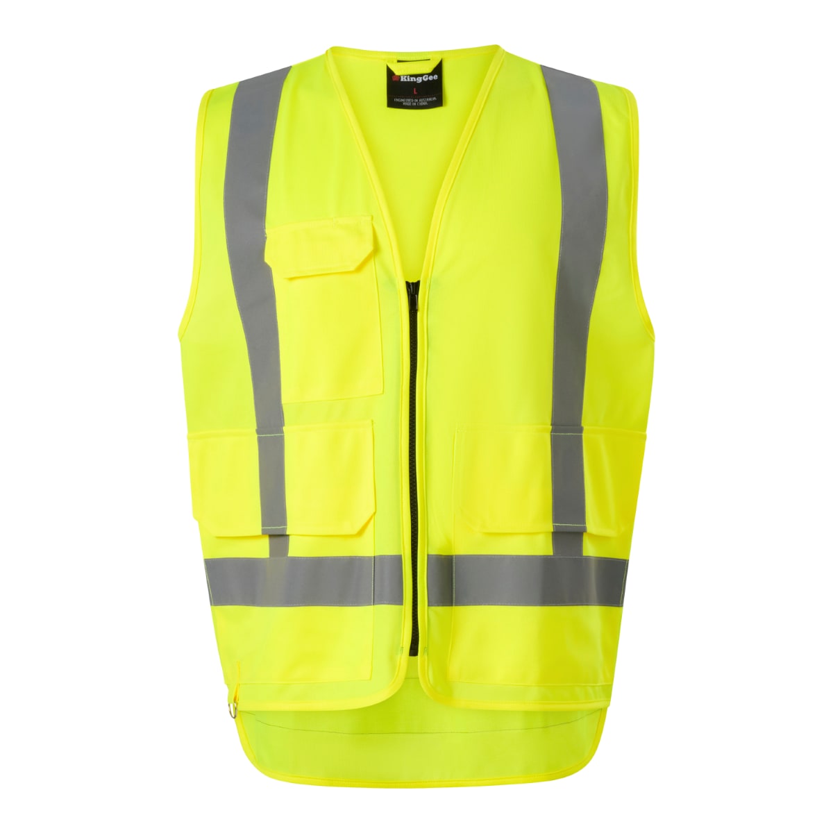 KingGee, Large Pocket Vest, K57009 (Each) - Yellow