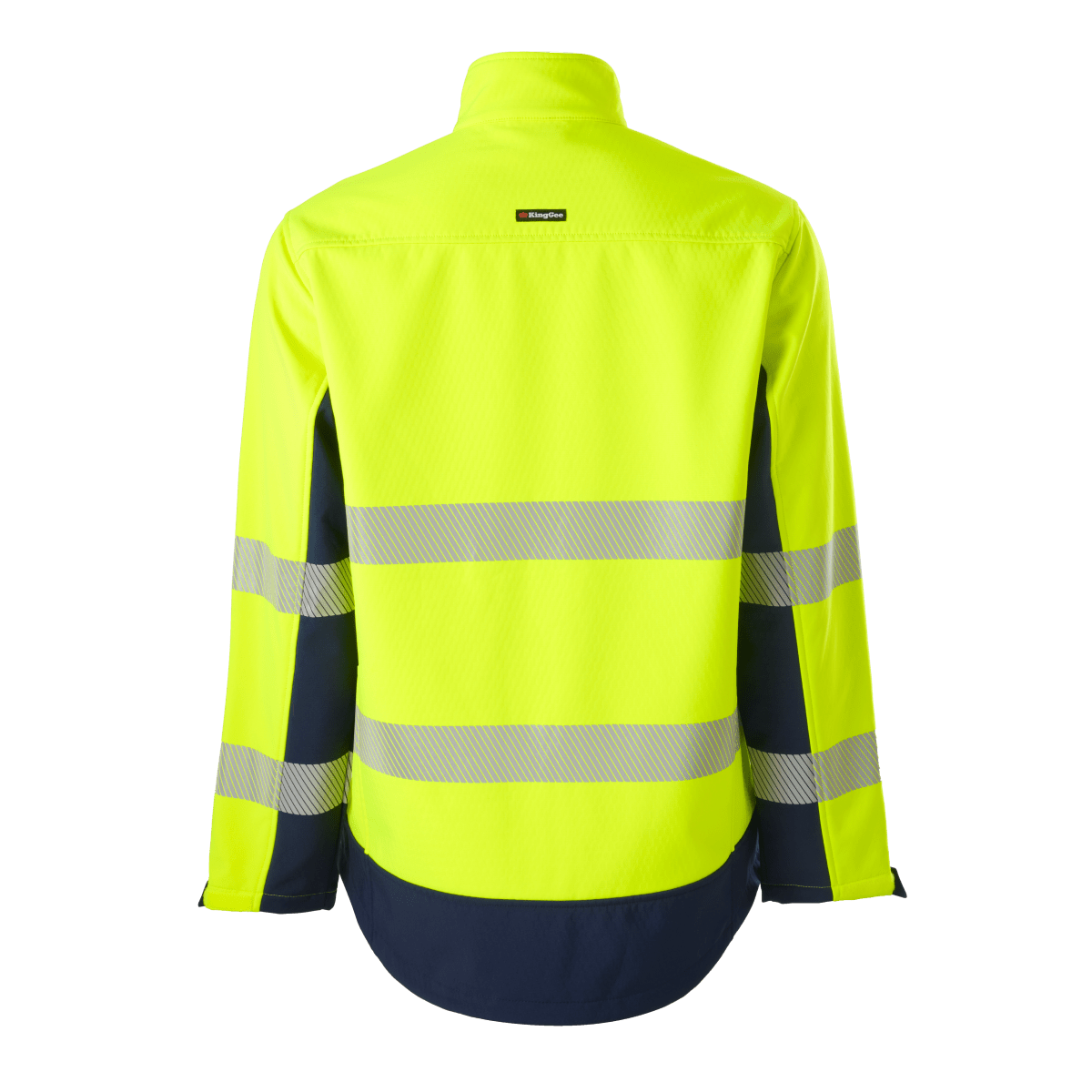 KingGee, Taped Softshell Jacket, K55009 (Each) - Yellow/Navy
