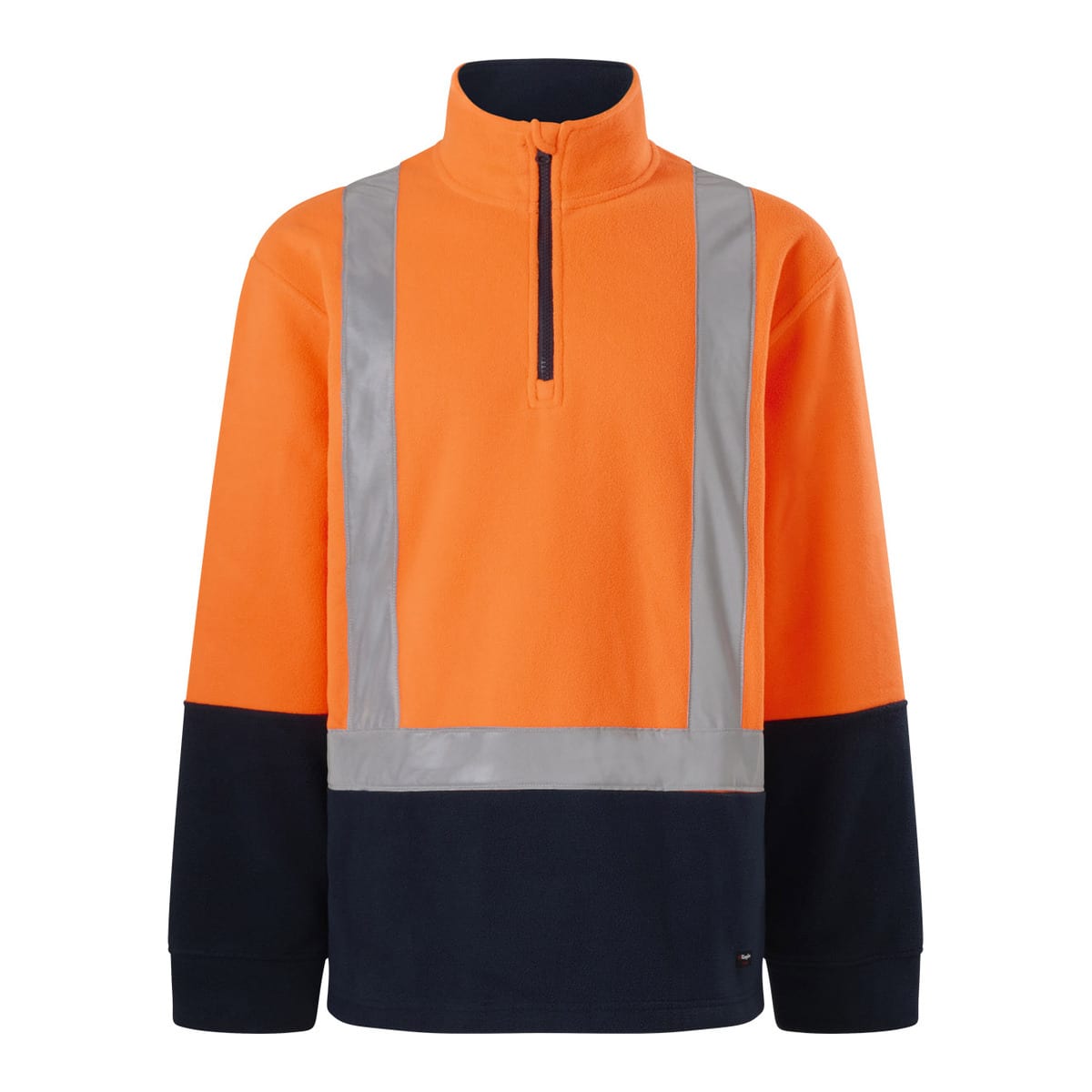 KingGee, Fleece Pullover, K55063 (Each) - Orange/Navy