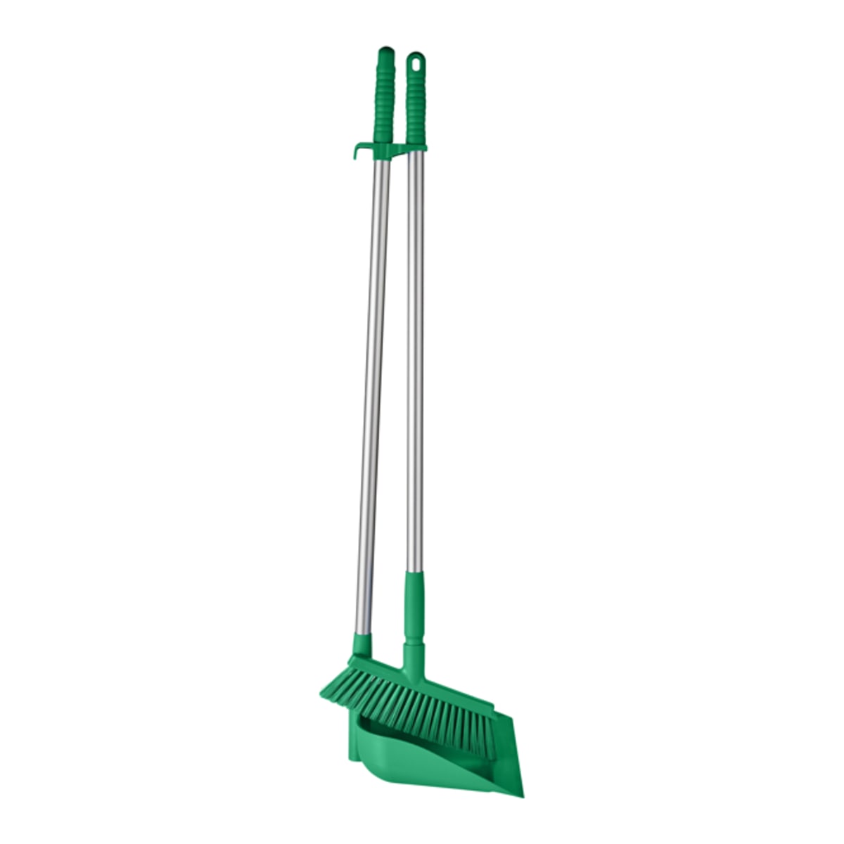 Long Handled Open Dustpan & Broom Set Green - Vikan