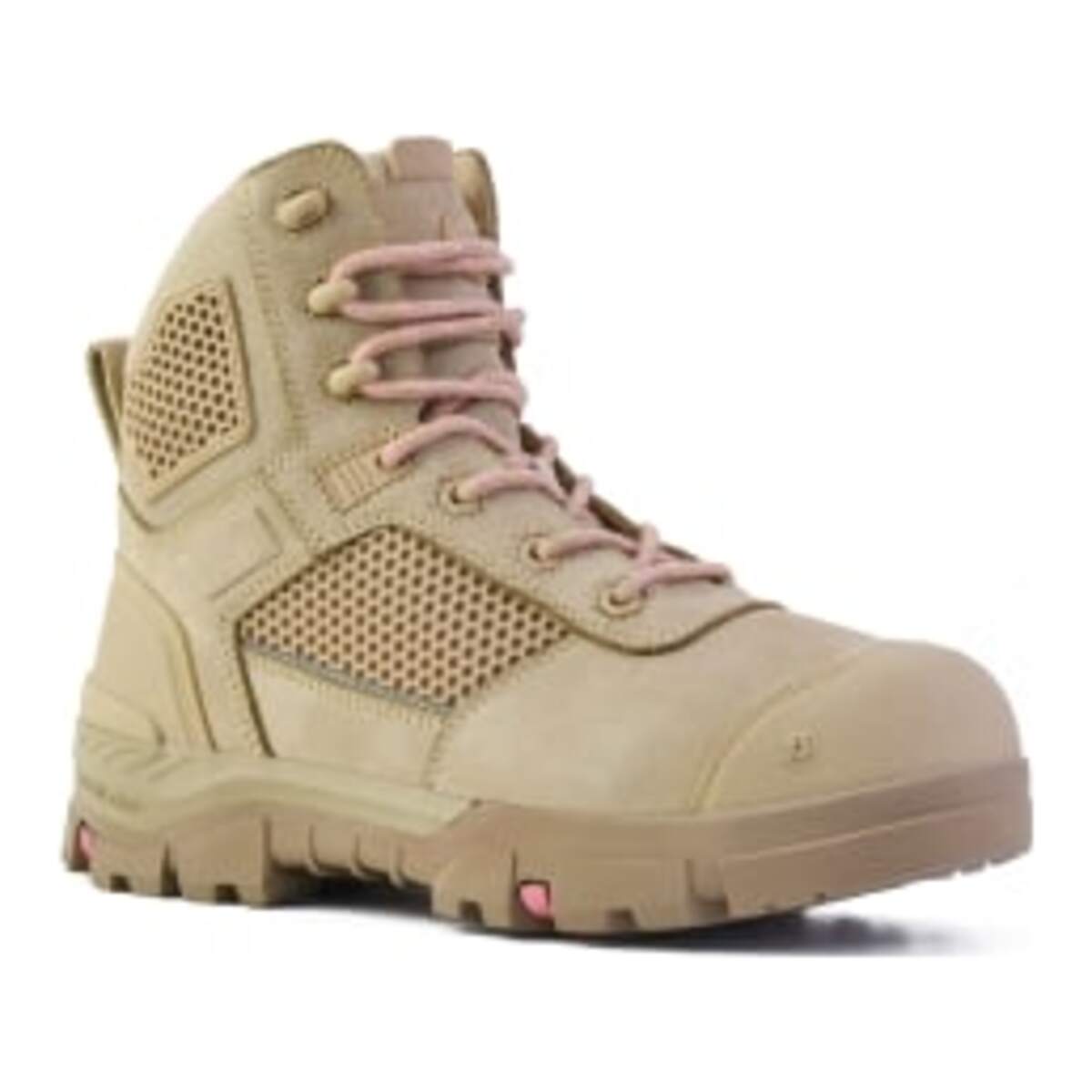 Bata Avenger Sand Women's Zip sided Safety Boot - Sand - 06