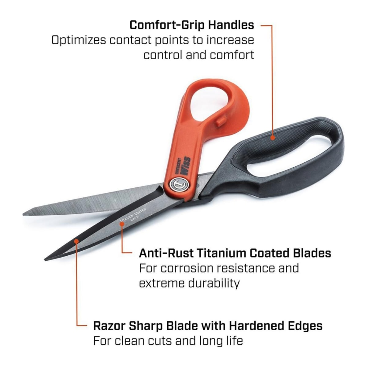 Crescent 10" Offset Right Hand Tradesman Shears 254 x 24 x 116mm