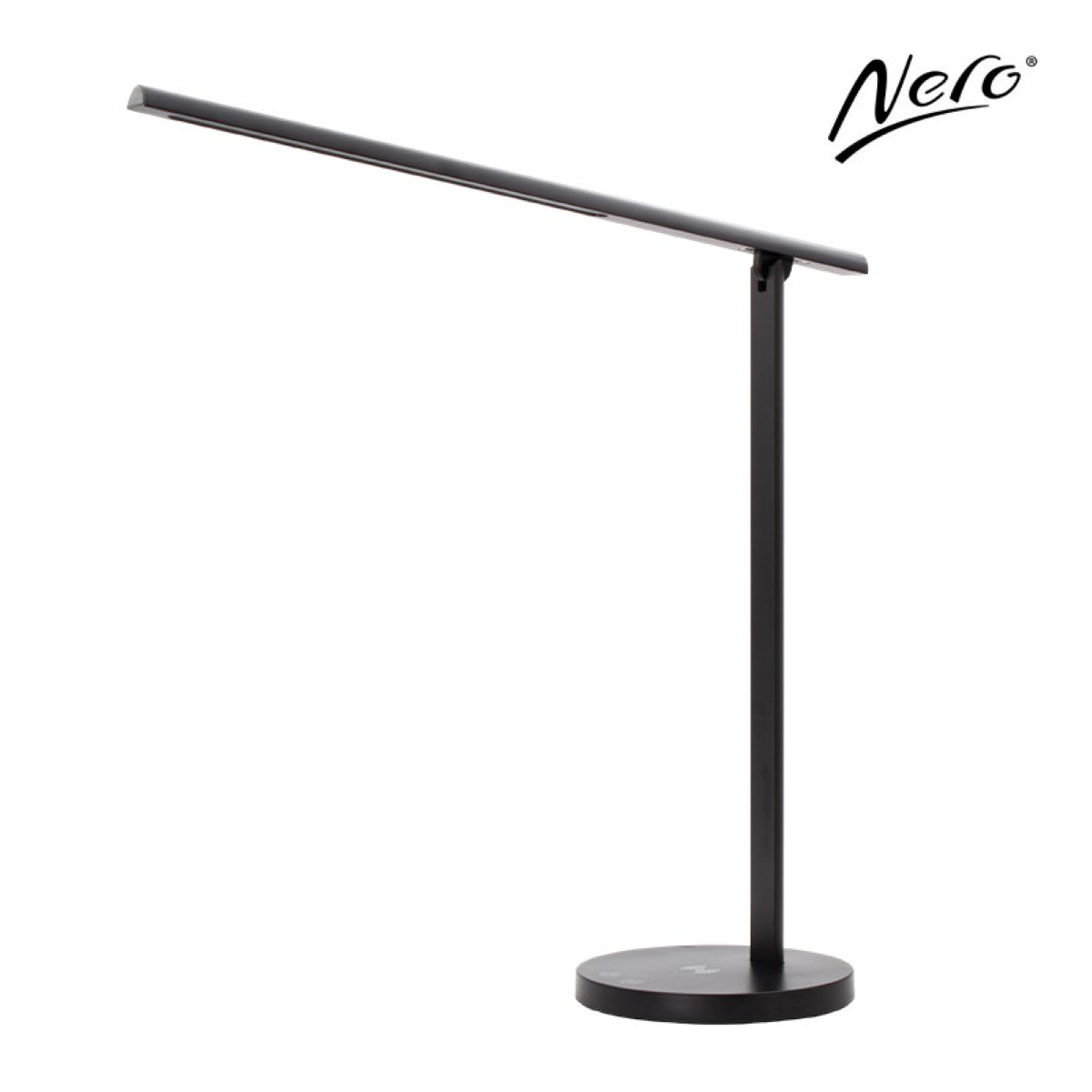 Foldable LED Lamp with Wireless Charging - Nero