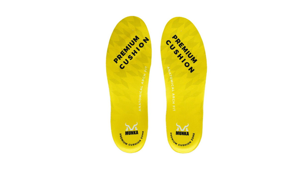 Munka Premium Cushion Insole (Pair) - Yellow