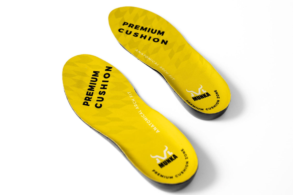 Munka Premium Cushion Insole (Pair) - Yellow