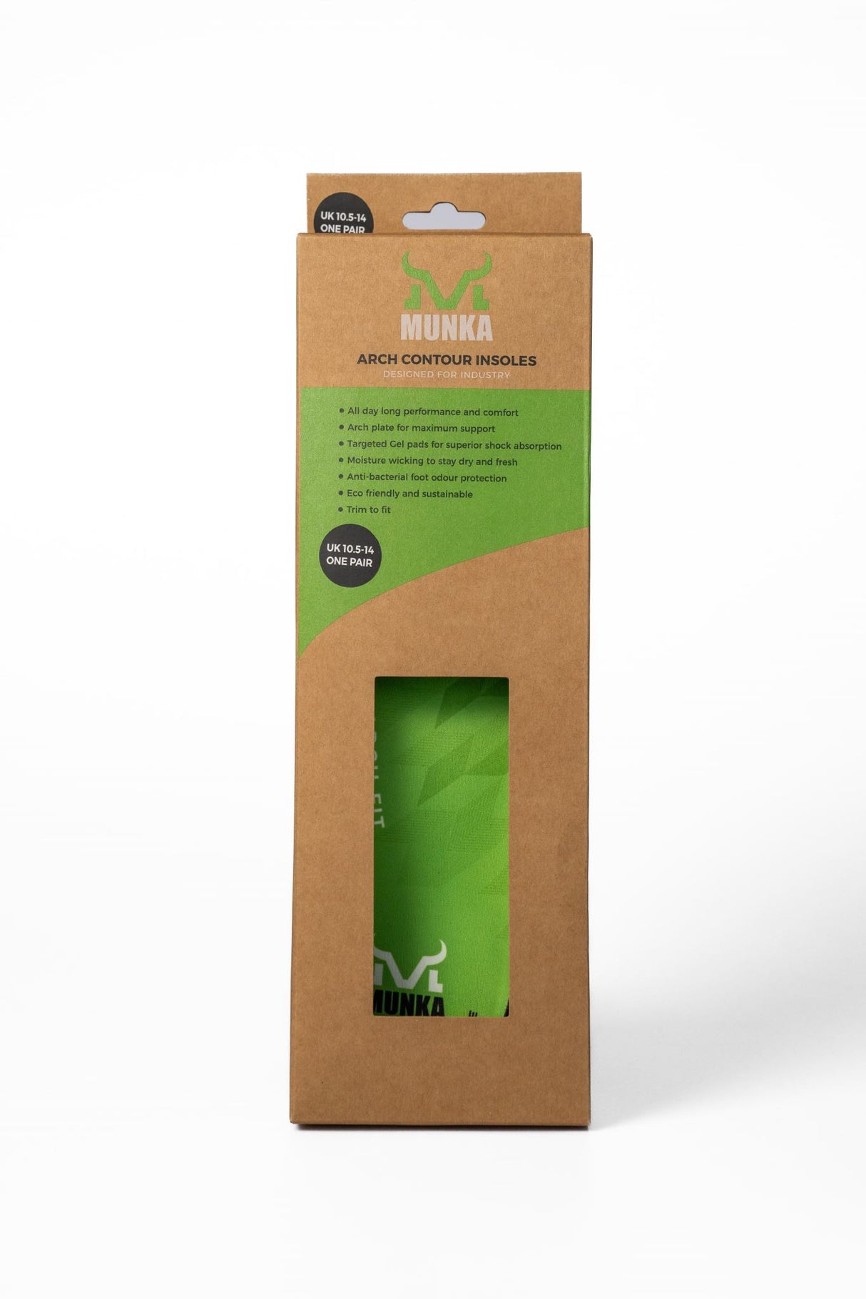 Munka Arch Contour Insole (Pair) - Green