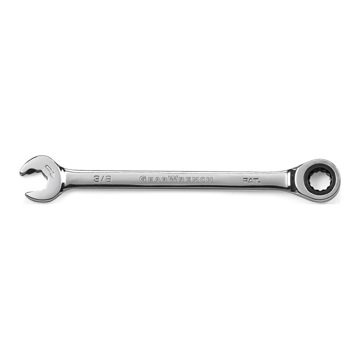 GearWrench 3/8" Sae Open End Ratcheting Wrench 224 x 46 x 26mm