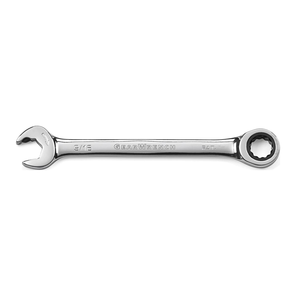 GearWrench 9/16" Sae Open End Ratcheting Wrench 254 x 47 x 32mm
