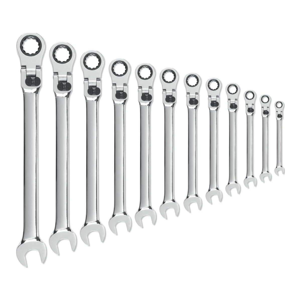 GearWrench XL Flex Head Ratchet Wrench Set 305 x 280 x 34mm (Pack)