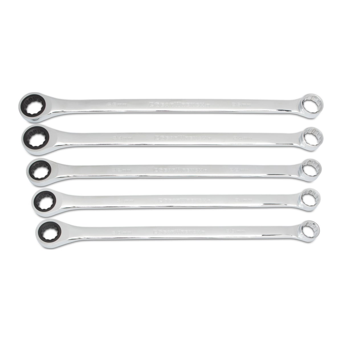 GearWrench XL Gearbox Ratcheting Wrench Set 450 x 520 x 30mm 5 (Piece)