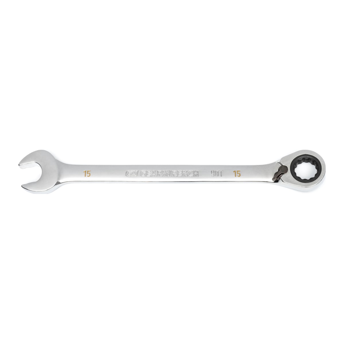 GearWrench 15mm 12Pt Reversible Ratcheting Wrench 225 x 30 x 10mm