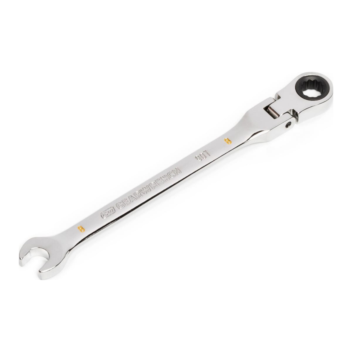 GearWrench 8mm Flex Head Ratcheting Wrench 145 x 14 x 7mm