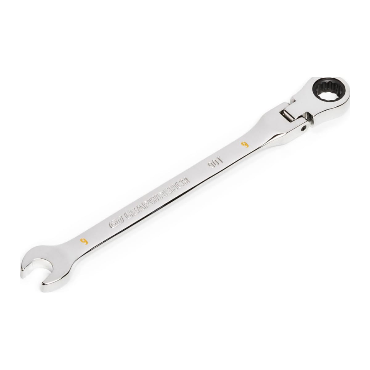 GearWrench 9mm Flex Head Ratcheting Wrench 149 x 18 x 8mm