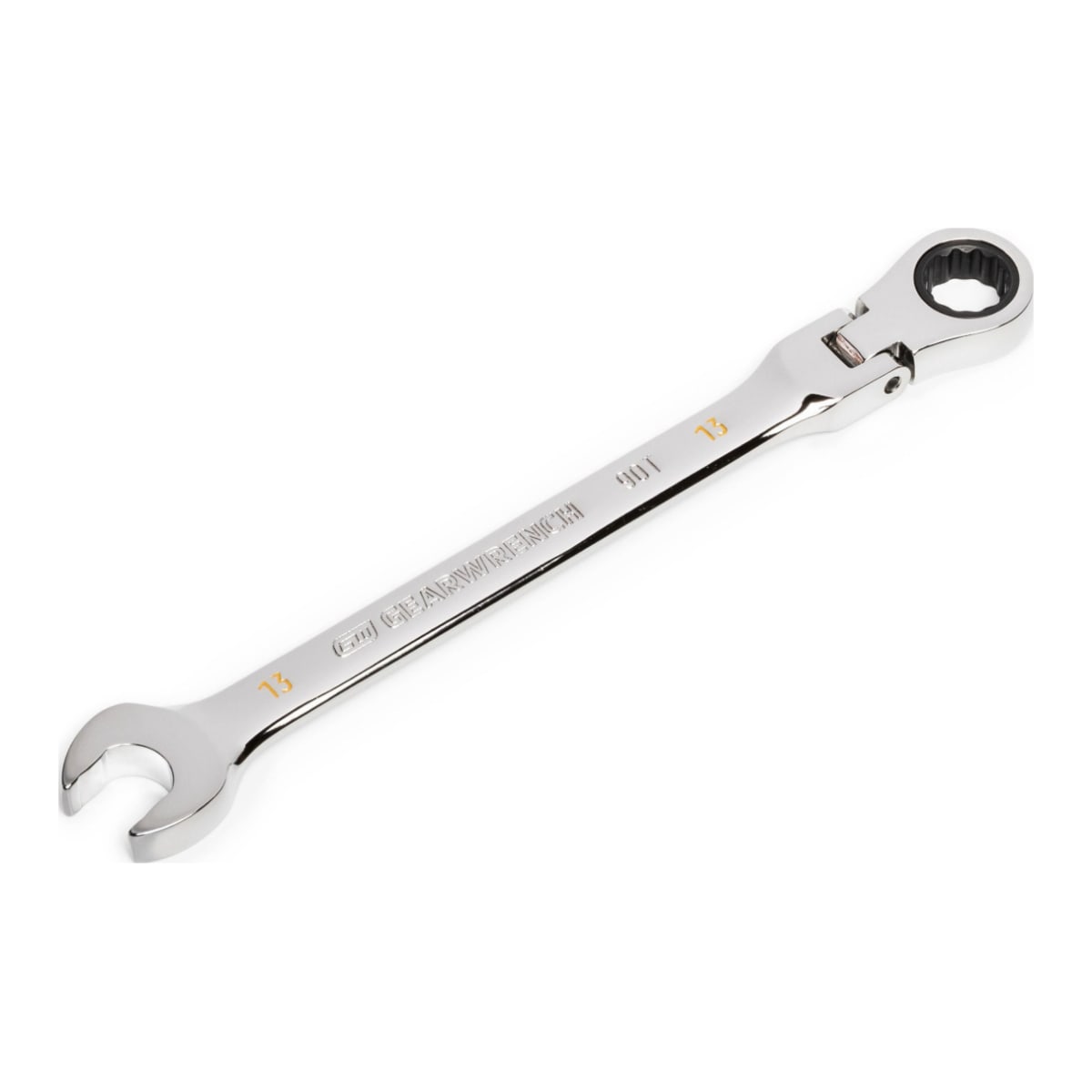 GearWrench 13mm Flex Head Ratcheting Wrench 201 x 25 x 10mm